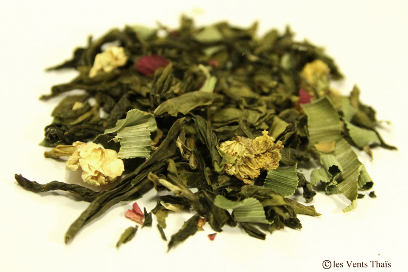 thé vert aux 4 fleurs